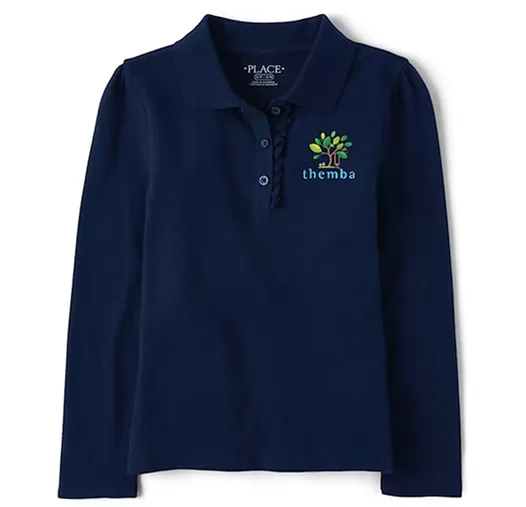 Themba Boys Long Sleeve Polo